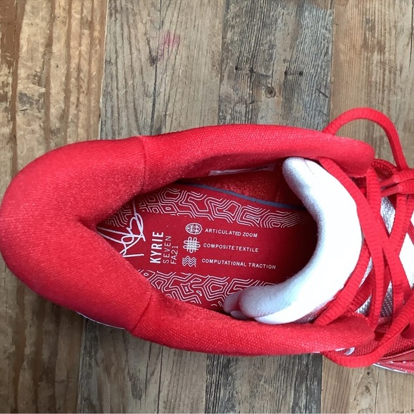 Nike Kyrie 7 TB Men's University Red White Basketball Shoes - Picture 8 of 8